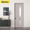 Mexin wooden door wood composite environmentally friendly paint modern simple indoor glass door kitchen and bathroom door custom size N122