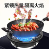 New upgraded cast iron poly-fire hood gas stove windproof cover household kitchen energy-saving cover four-claw five-claw stove anti-slip bracket natural stove gas stove thickened upgraded heat insulation five-claw universal with milk pot bracket/windproof and anti-slip