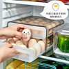 Home Story Japanese Refrigerator Egg Storage Box with Cover Special Drawer-type Food-Grade Frozen Fresh Box Kitchen Storage Artifact Drawer Double-layer Egg Box Single Pack