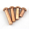 Test-GB867 copper semi-circle rivet semi-circle head red copper rivet round cap solid copper rivet M2M2.5M3M4M5 2*3 100 pieces