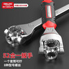 DELIXI ELECTRIC universal wrench 52-in-1 multi-function socket wrench set dog bone wrench socket wrench with magnetic handle plum blossom type 8-19mm 52-in-1