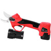 Ichiro Nakamura electric pruning shears for fruit trees, rechargeable household electric shears, powerful thick branch shears, garden wireless scissors 25MM with two lithium batteries, anti-pruning hand protection chip