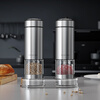 Circle joy electric pepper grinder stainless steel pepper black peppercorn pepper seasoning bottle base storage grinder