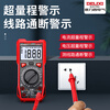 Delixi Electric Multimeter Intelligent Burn-proof Multimeter Household Digital Display High-Precision Fully Automatic Mini Digital Ammeter 890C+ NCV/On-Off/Temperature Package 2 Standard + Charging Package