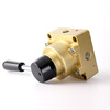 PUEKA pneumatic cylinder air valve switch manual valve HV-02 three-position four-way pneumatic manual rotary valve HV-03