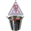 Cigarette butts outdoor trash can vertical cigarette butt smoking public places large area cigarette extinguisher bucket smoke column bucket ashtray triangular vertical