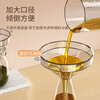 Added funnel home kitchen long-neck plastic large and small diameter milk powder refueling funnel food-grade wine slinger