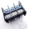 Three-in and multiple-out card rail-type branching terminal three-phase four-wire high-current branching box high-power terminal block three-in and three-out