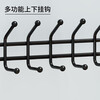 Anya coat rack shoe rack floor-standing metal clothes rack modern simple iron clothes rack home storage rack 80 black