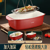 SSN steamed fish pot, steamed fish artifact, non-stick pot, oval steamer, one-layer steamer, fried fish pot, induction cooker, gas stove, universal