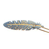 ALEXANDRE DE PARIS Bangs Clip Hairpin FARWEST Series Side Clip Feather Hair Accessories Headdress Women Z Feather