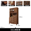 Yahua Xiangshe Sideboard Solid Wood Sideboard Wine Cabinet High Cabinet Integrated Wall Multifunctional Kitchen Cupboard Storage Cabinet Combination Three Door Sideboard Assembly