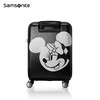 Samsonite Disney Mickey and Minnie co-branded luggage large-capacity travel check-in trolley case wear-resistant and scratch-resistant AF9 new-black 20 inches
