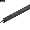 GWGJ 0U vertical installation aluminum alloy cabinet socket vertical installation power strip power strip power indicator light customized production 32A input output 4 digits 16A + 12 digits 10A