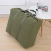 Storage bag canvas portable quilt organizing luggage clothes packing bag moving bag quilt bag extra large army green
