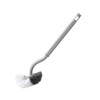 Jepoo Japanese-style S-shaped long-handled toilet brush with no dead ends, neutral hair toilet brush, toilet cleaning brush, bathroom toilet brush, 1 package and 1 hook*