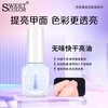 Sweet Color odorless environmentally friendly quick-drying bright oil 12ml transparent water colorless transparent nail polish nail polish New Year gift
