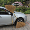 Huahao Haokang Broom Broom Bamboo Broom Large Broom Bamboo Handle Iron Tree Golden Grass Broom Outdoor Factory Workshop Special Soil Broom Small Broom Iron Tree Golden Grass Broom 1.5 Meters