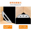 Jingluo corner code triangle bracket stainless steel thickened fixed corner bracket bracket connector angle iron multi-functional corner code extra large