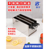 Customized stainless steel knife rack, kitchen storage rack, knife box with lock, cabinet with lid, commercial knife holder, knife box, knife storage rack box, thickened five-compartment knife box with lid, double lock buckle, free 2 locks