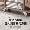 SHENFAN hotel linen cart, special work cart for guest rooms, hotel cleaning tool cart, small cleaning trolley, thickened bilateral 5-inch carpet wheels + side bags