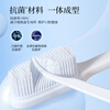 Namei Nano Antibacterial Soft Gel Toothbrush Cares Gums and Cleans Oral Couple Toothbrush 2 Pack