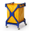 Hotel cleaning supplies 08156 linen cart room service cart stainless steel collection cart bag laundry hotel cleaning cart AF08156 square linen cart square linen cart