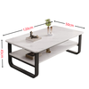 Gupujia coffee table living room simple modern sofa small side table small apartment hospitality small tea table storage double-layer small table