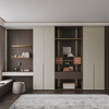 Lin's Home Whole House Customized Bedroom Wardrobe One Door to Top Master Bedroom Cloakroom Combination Storage Cabinet 1 Square Meter
