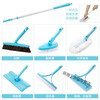 Shantou Lincun housekeeping special cleaning tool set 58 to Haokang three-section telescopic rod flat mop pink floor mop single floor mop