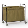 Hotel cleaning supplies 08156 linen cart room service cart stainless steel collection cart bag laundry hotel cleaning cart AF08156 square linen cart square linen cart