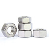 Jinchao 304 stainless steel hexagonal nut 316 hexagonal nut screw nut collection M2M3M4M5M6M8M10M12M16 M8 (10 pieces) 304