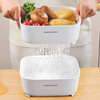 Jia helper 4-piece set of vegetable basin drain basket kitchen household plastic fruit plate water filtering vegetable washing basket free shipping high style 2 basins + 2 sieves