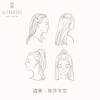 ALEXANDRE DE PARIS Bangs Clip Hairpin FARWEST Series Side Clip Feather Hair Accessories Headdress Women Z Feather