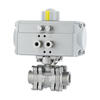 NANVA pneumatic stainless steel medium pressure internal thread ball valve 2000WOG PN63 Q611F-63P DN20-304
