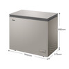 Haier Freezer Large Capacity True Air-cooled Frost-Free Household Commercial Freezer Refrigerated Freezer Conversion Freezer Refrigerator First-Class Energy Efficiency Store High-end Seafood Deep-Cooled Quick-frozen - 38 Degree Freshness 180L Color Crystal Gold Air-cooled Frost-Free + WIFI Smart IoT 180L