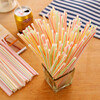 SafBide 100 pack disposable straws wholesale bendable straws plastic colorful beverage straws for pregnant women and children 1 pack-100 pack