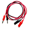 Yarun DC stabilized power supply test line, alligator clip line, experimental measurement line, power output line, stabilized power supply test line, Yarun-fish clip line