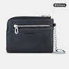Lanshikou Coin Purse Genuine Leather Cute Compact Wallet Women's Key Bag Short Coin Bag Korean Style Wallet Mini Coin Bag Gray