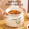 Quanpinwu ceramic casserole stew pot for gas stoves, large capacity for household porridge, soup and soup pot, traditional Chinese soup pot, damaged replacement (family of three) 4000ml, boil/stew/pot/simmer, one pot for multiple purposes
