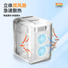 Enbaisheng small refrigerator, car refrigerator, small mini household rental room, breast milk dormitory, office cooling and heating box, refrigerated box, single-core basic model, dual-use for car and home - cooling in summer, heating in winter, 8L insulin medicines, vegetables, fruits and beverages, Chinese medicine liquid refrigeration and preservation, multi-scenario batch purchase special offer