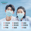 Robust disposable medical surgical masks 10 pcs/bag*100 pcs, cotton lining to prevent bacterial droplets, allergies, dust and sun protection
