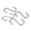 Jinchao S hook 304 stainless steel S-shaped hook S-shaped hook S hook industrial hook convenient hook load-bearing M6 (5 pieces)