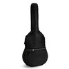 Minsine Colorful Guitar Bag Shoulder Folk Acoustic Guitar Bag Cotton Thickened 41-inch Waterproof and Dustproof Backpack Classic Black