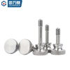 Guwanji 304 stainless steel high-head loose screws knurled hand-tightened step bolts anti-loosening screws and screws M4x20 2 pieces