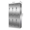 Jingku KINKOCCL304 stainless steel six-door storage cabinet 6-door industrial equipment cabinet workshop tool classification storage cabinet