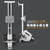 Heisman seated rowing machine T-shaped back trainer household resistance-adjustable magnetic control fitness equipment indoor aerobic white mechanical resistance-adjustable/double slide/16-level resistance