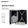 Samsonite trolley suitcase, large capacity, lightweight and durable, suitcase can be boarded on board QX0 black 28 inches