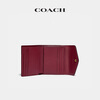 COACH/Coach Women's Color Block Classic Logo WYN Small Wallet Brown Rust