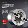 Huili's custom-made standard all-steel body two-jaw hollow real CNC hydraulic chuck 5 6 8 10 12 inches 15-inch hollow two-jaws without flange